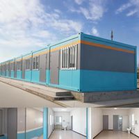 Casa Prefabricada Moderna de Acero, Estructura Metálica, Garaje para Dos o Tres Autos, Kit de Construcción, Taller, Sala de Exposiciones, en Venta, Hecho en China