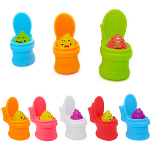 Hot Selling Mini Anti-Stress Poop Toilet Prank Novelty Creative Stress Relief <b>Squeeze</b> Toys for Kids Boys and Girls - Product Image 3