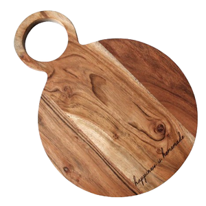 Juego de dos tablas para cortar verduras y servir ensaladas, tabla para cortar de madera de mango Real, tabla para cortar de madera de bambú - Product Image 4