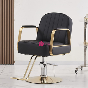 Silla de Barbero Hidráulica Retro al por Mayor de Yicheng Beauty, Silla de Estilo Medio Oriente Negra para Salón de Belleza - Product Image 4