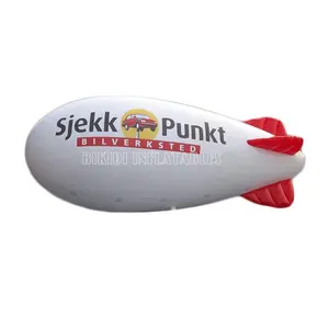 Özel yapılmış şişme pvc zeplin/helyum blimp açık/zeppelin/satılık şişme blimp K7091