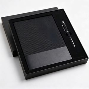 2026 New Product Birthday Carbon Fiber Writing Ballpen Stationery Set for Ideas Notebook Gift Box - Product Image 4