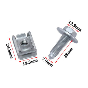Mercedes Benz Ford Engine Mount <b>Bolt</b> And Nut N000000001410 A004994184 Metal Replacement Part - Product Image 3