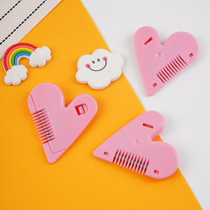 Tondeuse à cheveux électrique en plastique rose en forme de cœur pour enfants, usage domestique et beauté - Product Image 4