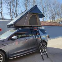 Tente de toit rigide en aluminium LLOYDBERG OEM/ODM, toile imperméable, ouverture automatique rapide pour le camping sur toit de voiture, Overland