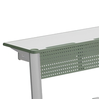 Bureau d'école pliable en métal, table d'étude pour étudiants, mobilier de classe moderne et durable pour salle à manger, chambre et hôtel