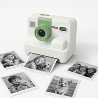 Kamera Instan Mini Printer Foto Thermal Uyin P23b Grosir untuk Anak, Rekam Video, Layar 2.4 inci, Baterai 1200mAh, 203dpi