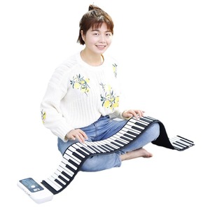 Roll-up Piano 88-<b>key</b> Thickened Keyboard Battery <b>Usb</b> Powered Beginner Musical Instrument - Product Image 5