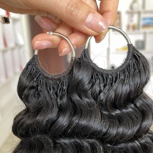Crochet Human Hair <b>Extension</b> Deep Wave High Quality Handmade <b>Curly</b> Wave <b>Extensions</b> for Women Crochet Braids Hair - Product Image 4