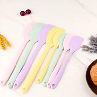 Spatule en silicone monobloc résistante à la chaleur, de qualité alimentaire, pour pâtisserie, crème, glaçage, pâte à pâtisserie, sans BPA, écologique