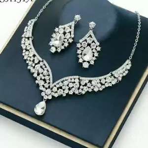 2025 nouvelle usine en gros de haute qualité Fine ensemble de bijoux marocains pour mariage collier de mariée ensemble fantaisie collier ensembles - Product Image 6