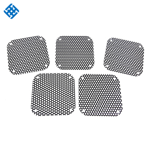 Lưới loa kim loại tùy chỉnh, tấm lưới loa, tấm kim loại đục lỗ, tấm kim loại đục lỗ màu đen - Product Image 3