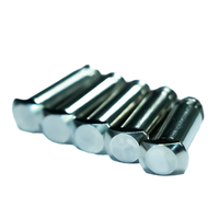 Rivets pleins en acier inoxydable à tête plate, en aluminium et laiton, personnalisés OEM ODM ISO9001 pour la fixation de quincaillerie