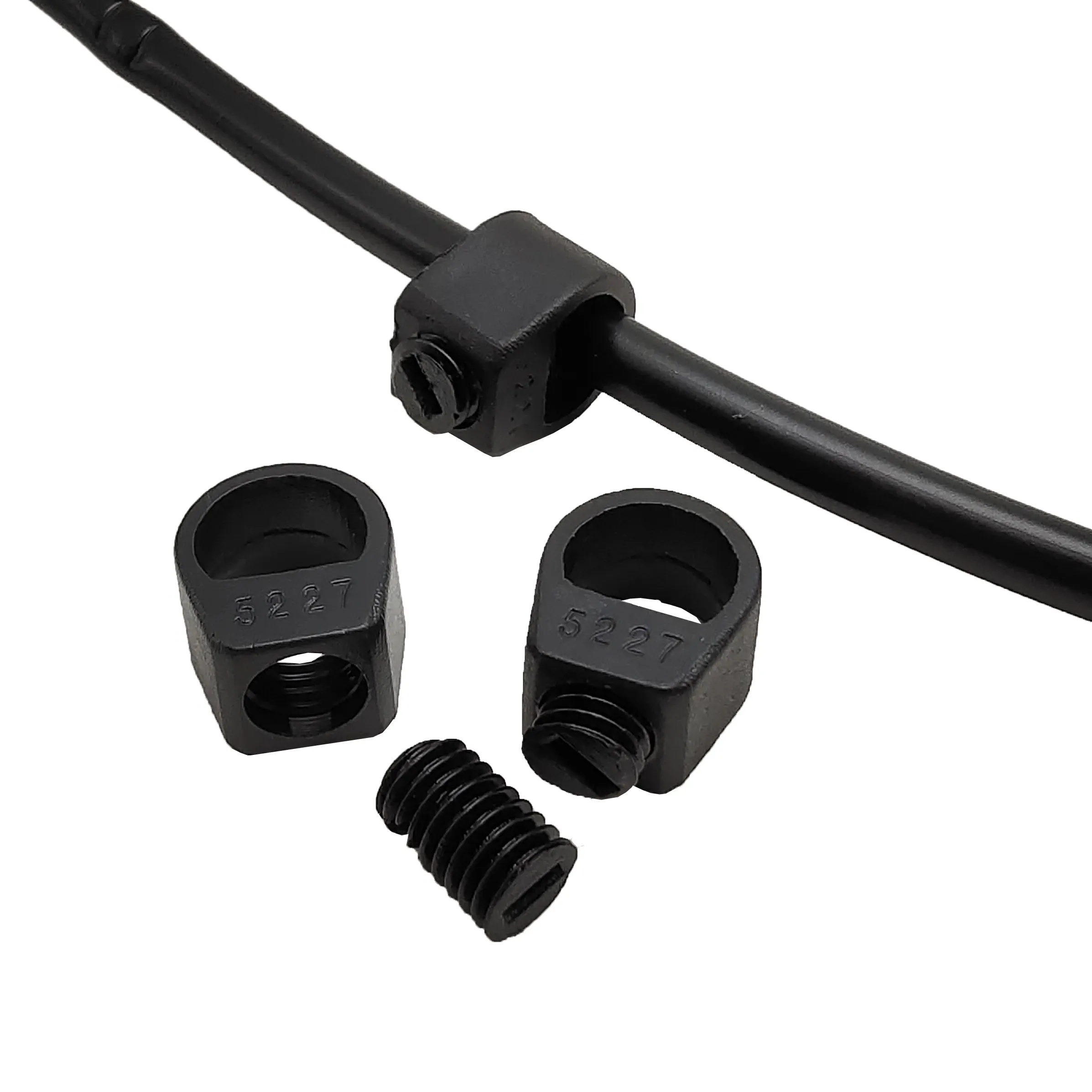 Suporte de cabo de alívio de tensão 3-7mm, clipes para cabo de plástico resistente à retenção de cabo 5227