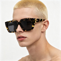 Nuevas Gafas de Sol Cuadradas de Acetato Premium, Gruesas, para Hombre y Mujer, de Alta Calidad, Polarizadas, con Protección UV, para Uso Diario y al Aire Libre