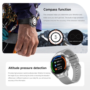 שעון חכם Watch 5 Max עם מסך HD בגודל 1.53 אינץ', שיחות אלחוטיות, ספורט חיצוני, גישה NFC, שעון יד אלקטרוני - Product Image 5