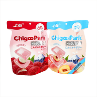 Sachets d'emballage alimentaire personnalisés découpés sur mesure, de forme irrégulière, imprimés en héliogravure, en OPP+MCP, couleur personnalisée, pour bonbons et snacks gélifiés, type pochette stand-up