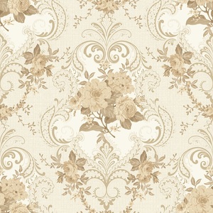 Beau Luxe Style Européen À Fleurs Papier Peint À La Maison de Conception - Product Image 6