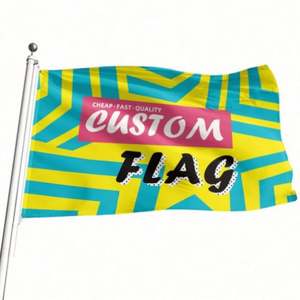 Banderas Personalizadas de Poliéster 100% con Sublimación de Tinta, de Alta Calidad, con Cualquier Tamaño, Logotipo y Diseño, en Oferta - Product Image 3