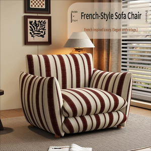 Fauteuil inclinable moderne du milieu du siècle, multifonctionnel, avec panneau en bois, <span class=keywords><strong>pour</strong></span> salon, chambre, bureau - <span class=keywords><strong>Meubles</strong></span> de maison - Product Image 2