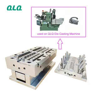 QLQ Cetakan Penarik Die Casting Logam Ritsleting Tarik Cetakan Slider Unit Tag Bagasi Logam Ritsleting Cetakan Seng Sekrup Membuat Cetakan