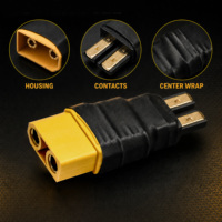 Adaptateur XT90 vers TRX, connecteur de batterie RC, XT90 mâle/femelle vers prise Traxxas TRX pour batterie LiPo, voiture RC, bateau, avion