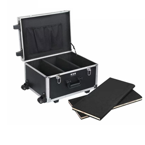 Caja de Herramientas de Aluminio Premium, Portátil, con Clasificación IP68 Antipolvo, Almacenamiento de Cuero, Caja de Herramientas con <span class=keywords><strong>Ruedas</strong></span> - Product Image 5