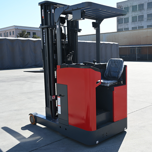 รถยกไฟฟ้าแบบ Reach Truck ขนาด 2 ตัน 2.5 ตัน เสาสามท่อนสูง 8-12 เมตร ใช้แบตเตอรี่ตะกั่วกรด พร้อมอุปกรณ์ย้ายด้านข้างแบบไฟฟ้า รุ่น CQD15 - Product Image 5