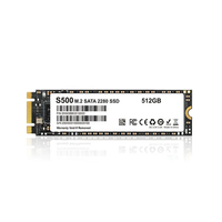 قرص صلب داخلي SSD مخصص M.2 2280 NGFF (SATA) للكمبيوتر المحمول/الشخصي، خيارات 128 جيجابايت، 256 جيجابايت، 512 جيجابايت، 1 تيرابايت، SATA 6 جيجابت/ثانية، تقنية 3D NAND TLC