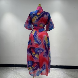 Mini <span class=keywords><strong>Abito</strong></span> da Donna, Abbigliamento Femminile a Prezzo Conveniente, Moda 2024, Casual, Prezzo Ragionevole, in Chiffon, Lavabile, Personalizzabile - Product Image 5