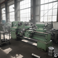 Prix d'usine – Tour horizontal semi-automatique d'occasion marque Yunnan C6266, robuste, haute précision, pour le travail des métaux, 380V 1