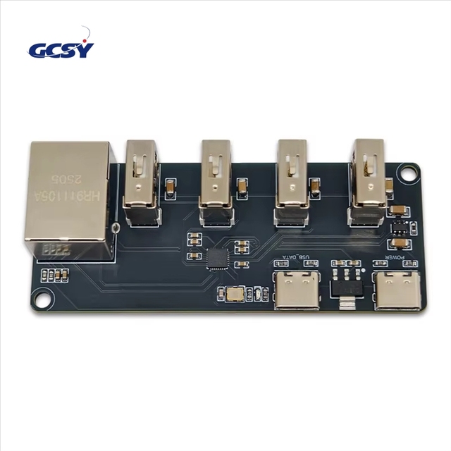CH339F USB to RJ45 Ethernet Hub Module 4-Channel USB2.0 Extender With Network Card Driver Plug and Play
