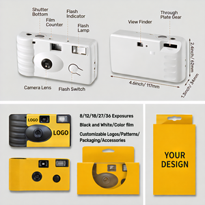 Single Use 35mm Film Disposable <b>Camera</b> for Wedding Birthday Concert Travel Anniversary Party Supply Favor Vacation Gift Customiz - Product Image 1