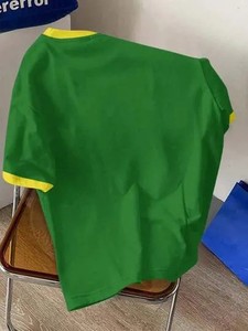 Streetwear vintage des années 90 chemises Y2k hauts <span class=keywords><strong>brésil</strong></span> haut court bretelles spaghetti couleur verte <span class=keywords><strong>maillot</strong></span> de football haut femmes bébé t-shirt - Product Image 6