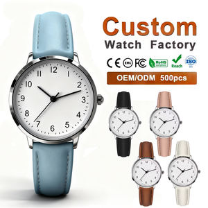 Orologi economici in pelle al quarzo da donna con logo personalizzato in massa orologio personalizzato da donna relojes de lujo para mujer - Product Image 1
