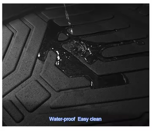 Alfombrillas de pie de coche de goma de lujo fáciles de limpiar de alta calidad para <span class=keywords><strong>Honda</strong></span> Civic - Product Image 3