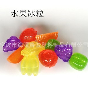 Glaçons en plastique en forme de fruits Chuncheng 3,4x4x1,6cm à injection d'eau pour boissons - Product Image 4