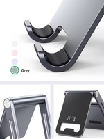 Nouveau support de téléphone réglable UGREEN LP263, support de téléphone portable portable, support de téléphone de bureau en aluminium métallique pour iPhone Samsung