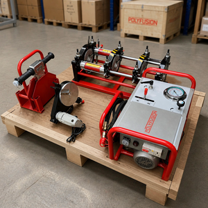 Máquina de Soldadura por Fusión a Tope Semiautomática de <span class=keywords><strong>Polietileno</strong></span> Hidráulico de 200 mm, Serie Polyfusion, <span class=keywords><strong>para</strong></span> Tuberías de HDPE y PE - Product Image 3