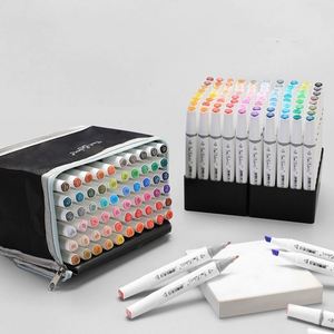 Juego de Marcadores de Pintura Acrílica Permanente a Base de Aceite de Gran Capacidad, Personalizados, con Doble Punta, Puntas de Fibra/Bullet/Cincel, Ancho de Línea de 0.7mm-4mm - Product Image 3