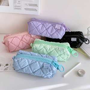 Grande trousse de maquillage légère, rose, violette, bleue, avec fermeture éclair, pour filles et adultes - Product Image 2