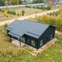Maison mobile modifiée de conception moderne Fourniture d'usine d'une maison préfabriquée de luxe en acier léger pour un séjour chez l'habitant de luxe