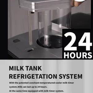 19Bar LTaly Pump Eingebauter Milch krug Kühlschrank Super automatische Kaffee maschine für zu Hause