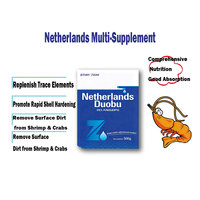 Additif Alimentaire Mixte pour l'Aquaculture de Crevettes et Crustacés Star Dome Trade, Supplémentation Rapide en Calcium, Poudre de Décorticage, Acides Aminés de Qualité 500g
