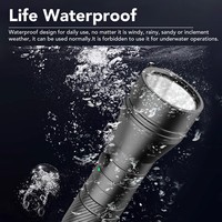 Projecteur LED longue portée 1021m, 1600LM, 20W, IP68, 6000mAh, personnalisé par une usine avec 44 ans d'expérience, OEM ODM, moule gratuit, vente en gros en vrac