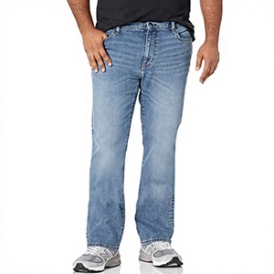 Pantalones Vaqueros Deportivos de Algodón para Hombre, Corte Bootcut, Estilo Y2K, con Bolsillos y Diseño de Perlas Único, Casuales y a la Moda, para Uso Diario, 2026 - Product Image 3