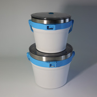 Acier inoxydable grande capacité 7.2L seaux à glace bacs à boissons poignée de transport confortable avec grande pelle nouveau produit