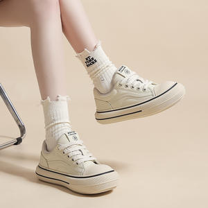 Zapatos de Mujer de Diseño al por Mayor, Nuevos Estilos de Verano, Zapatos Casuales Ligeros y Transpirables con Cordones para Estudiantes, Zapatos para Caminar a la Moda - Product Image 4