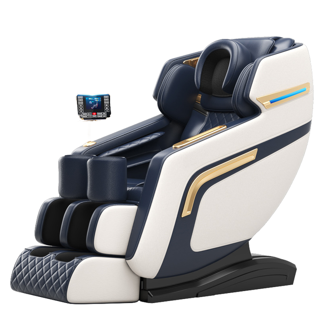 AI Smart 8D Full Body Massage Chair with Bluetooth Music and Hot Compress Zero Gravity Massage Chair with Timing Control