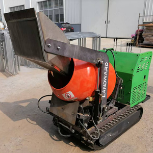 เครื่องผสมคอนกรีตแบบเคลื่อนที่ด้วยตัวเอง Landward New Mini รุ่น Crawler Mixer ความจุ 280 ลิตร พร้อมเครื่องยนต์ประสิทธิภาพสูงและปั๊มคุณภาพสูงสำหรับการผสมคอนกรีต - Product Image 2